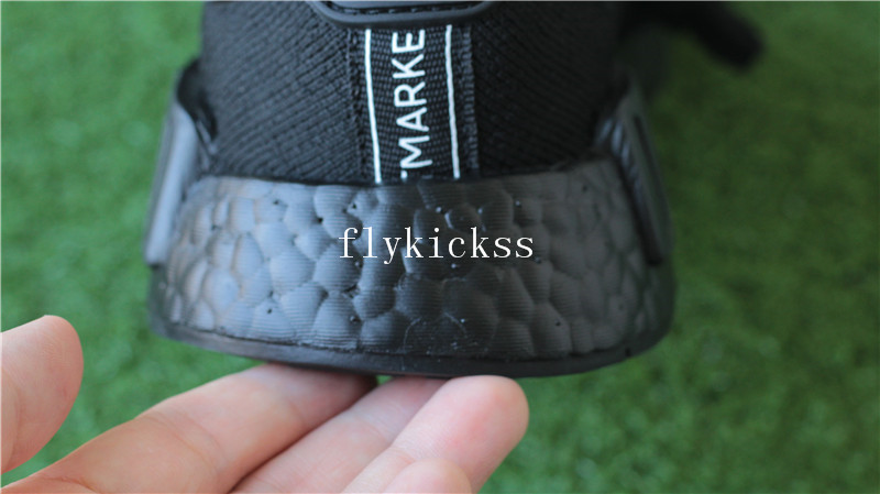 Real Boost Adidas NMD R1 PK Primeknit Triple Black